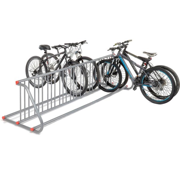 Global Industrial 111L Grid Bike Rack, Double Sided, 18-Bike Capacity, Powder Coated Galvanized Steel 652773